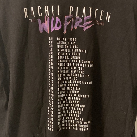 Rachel Platten The Wildfire Tour XXL T-shirt - Picture 3 of 3